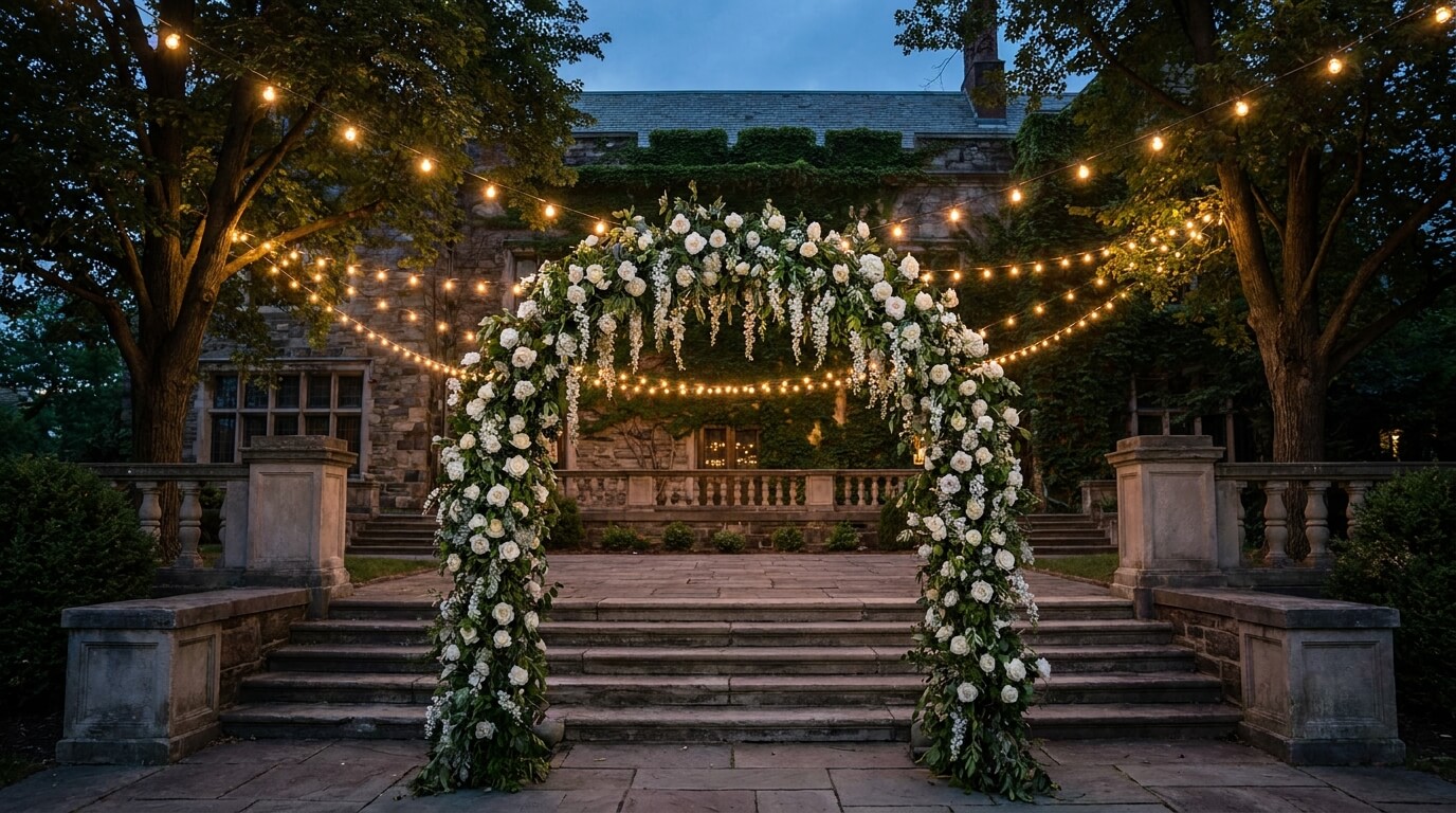 charter-bus-rental-philadelphia-wedding-venue-entrance