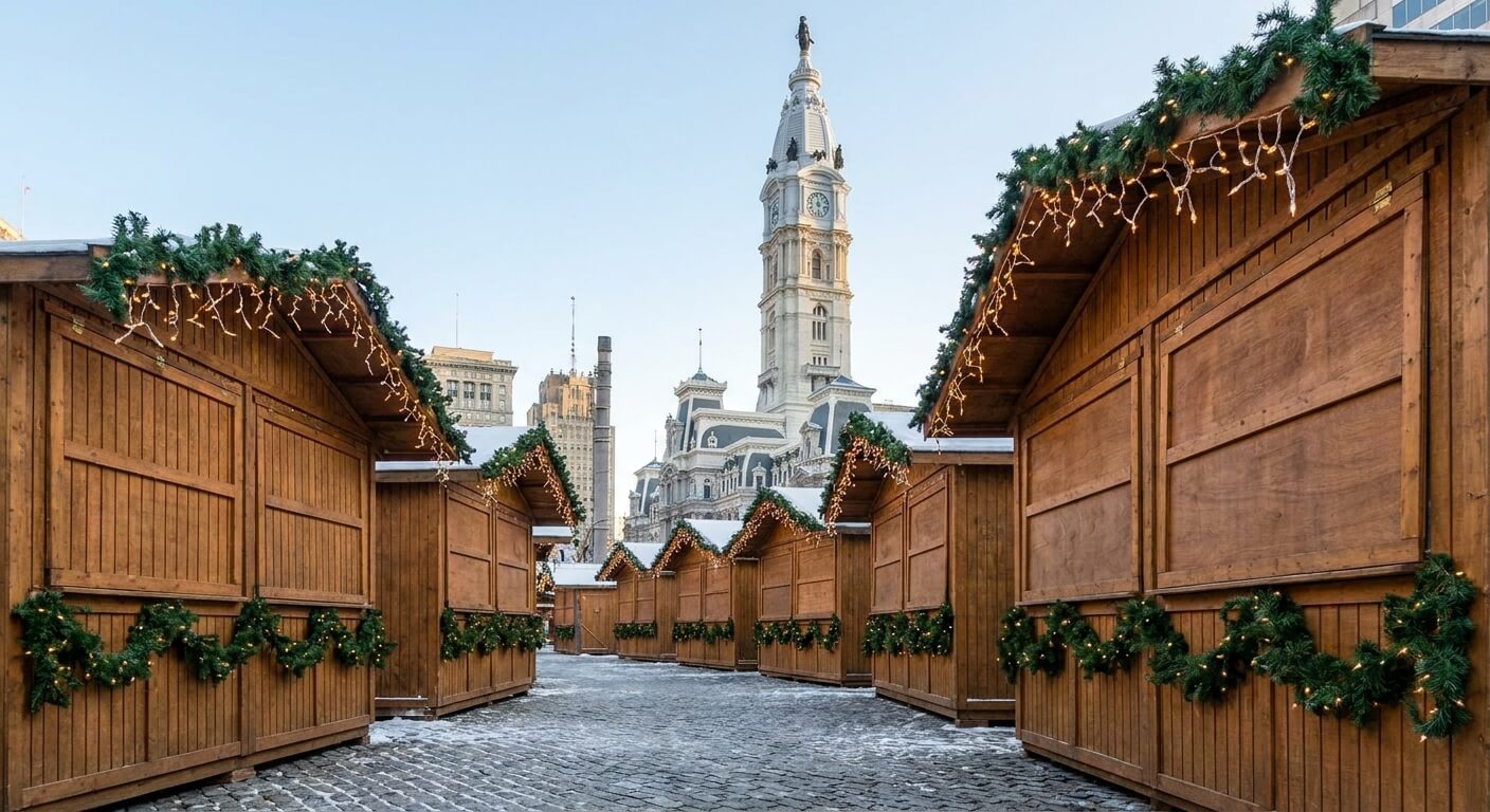 charter-bus-rental-christmas-village-philadelphia-market