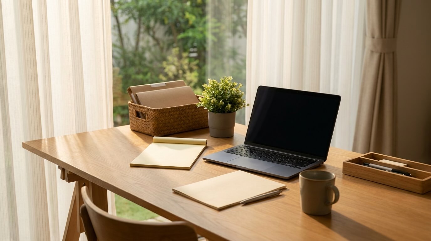 collect-money-for-a-charter-bus-laptop-and-notepad-on-desk