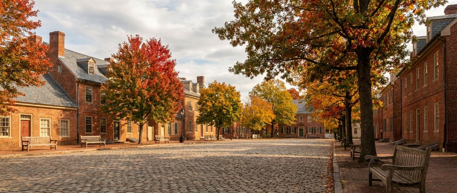 charter-bus-vs-tour-bus-historic-brick-plaza-in-autumn
